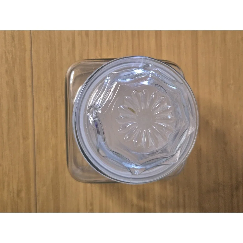 Vintage Anchor Hocking Square Apothecary Jar